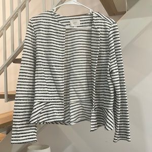 Cute striped work blazer/cardigan